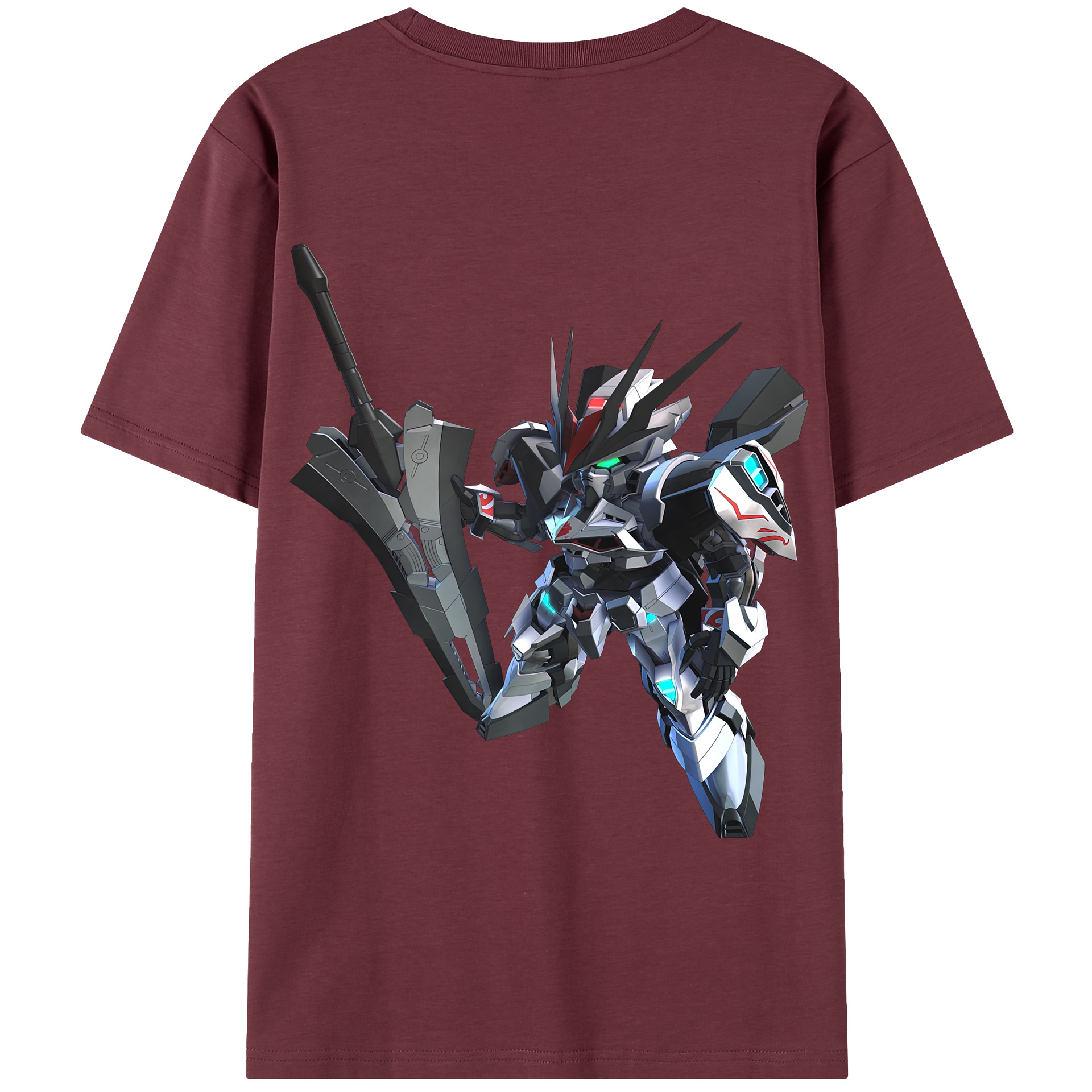 （画像用） 機動戦士ガンダム Mobile Suit Gundam 綿100％半袖Tシャツ（背面プリント）